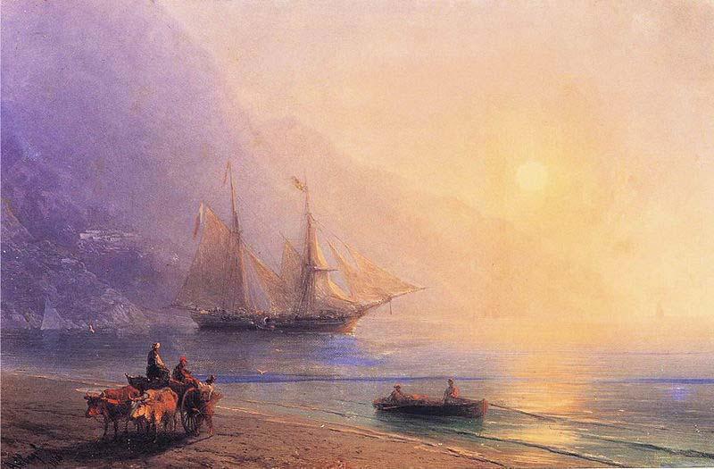 Ivan Aivazovsky Loading Provisions off the Crimean Coast Germany oil painting art